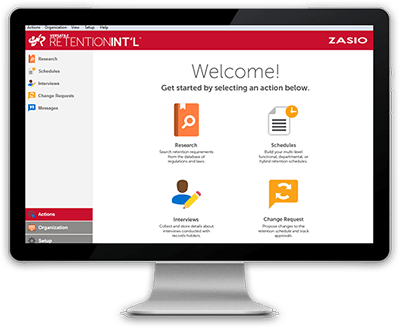 Versatile digital records management demo.
